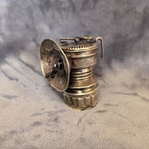 Antique Brass Miner Lamp Guy's Dropper Universal Lamp Co